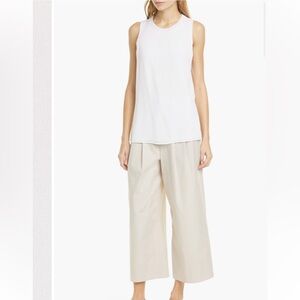 Vince. Wrap Tank Womens Small Black V-Neck Sleeveless Hammered Satin in 2 color